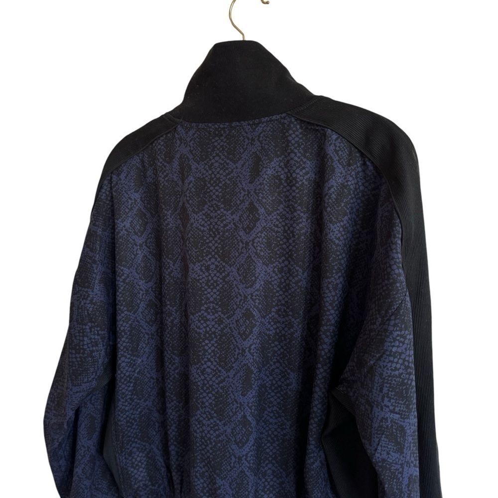Athleta Brooklyn Python Print Track Bomber Full Z… - image 6